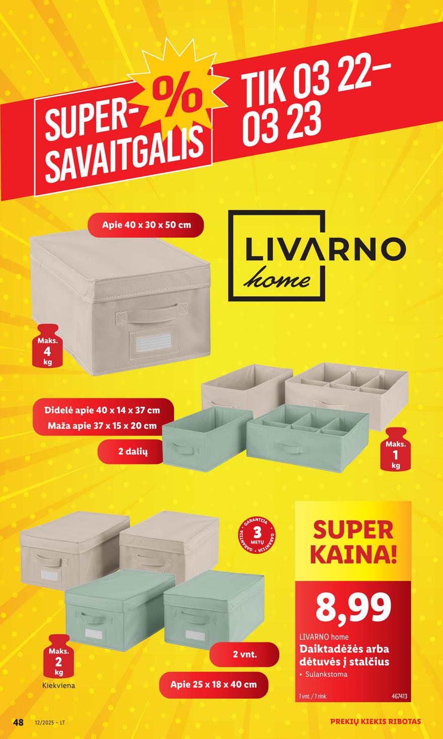 Lidl ne maisto leidinys akcijos nuo 
  2025-03-17 iki 
  2025-03-23 | Leidinukas.lt puslapis 48