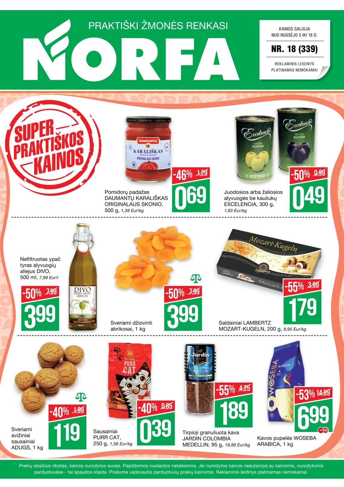Norfa kaininis leidinys akcijos nuo 
  2019-09-05 iki 
  2019-09-18 | Leidinukas.lt puslapis 1
