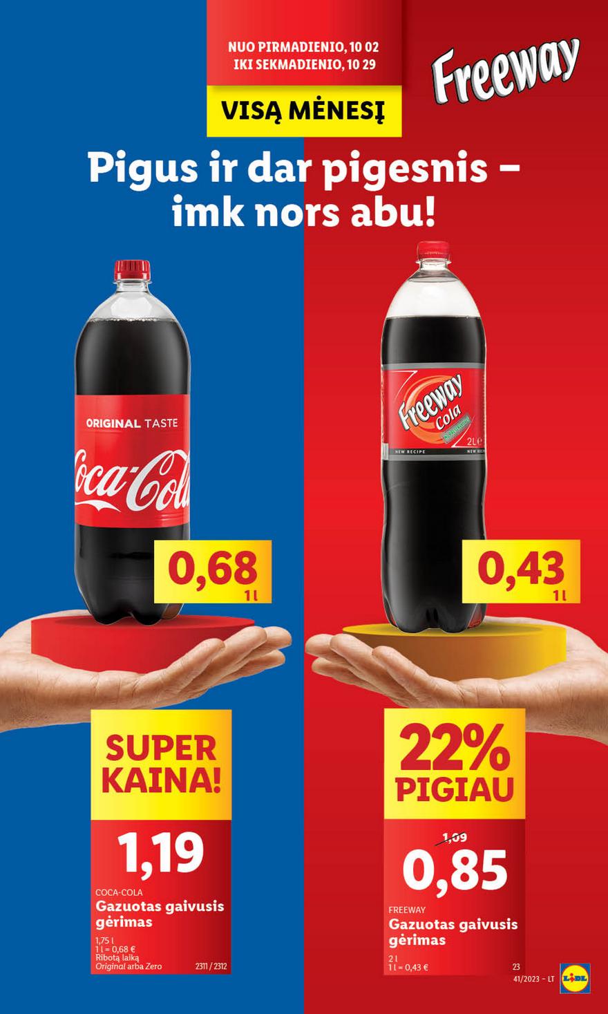 Lidl pasiūlymai akcijos nuo 
  2023-10-09 iki 
  2023-10-15 | Leidinukas.lt puslapis 5
