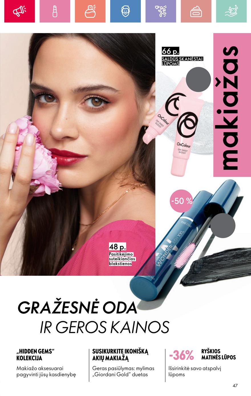 Oriflame katalogas akcijos nuo 
  2025-03-09 iki 
  2025-03-29 | Leidinukas.lt puslapis 47