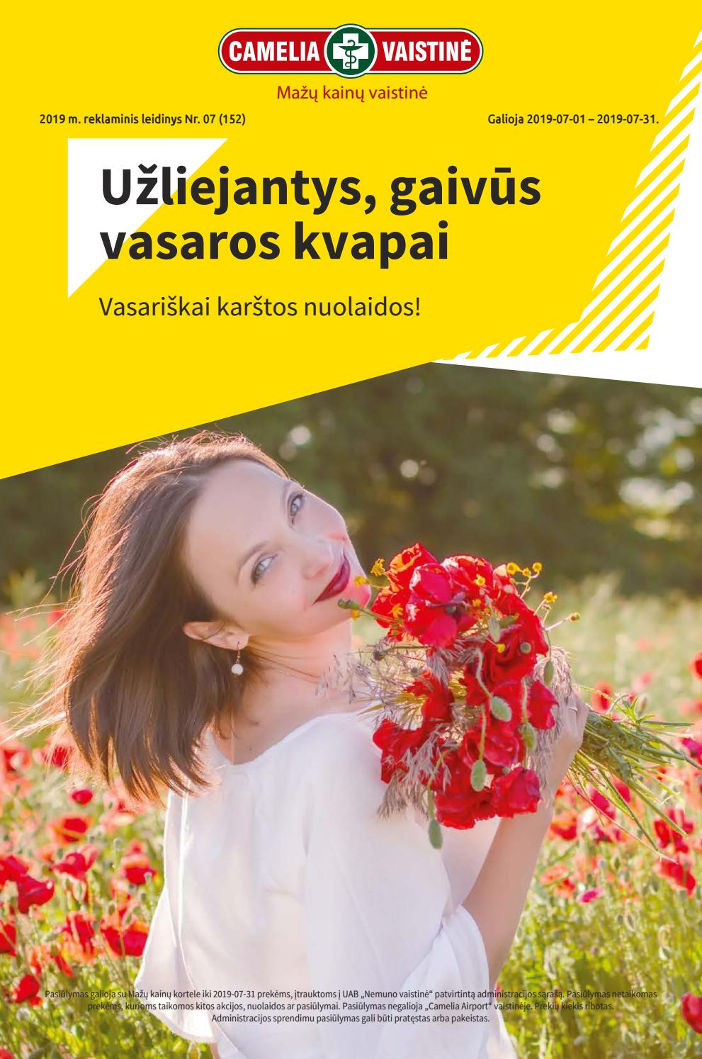 Camelia leidinys akcijos nuo 
  2019-07-01 iki 
  2019-07-31 | Leidinukas.lt puslapis 1