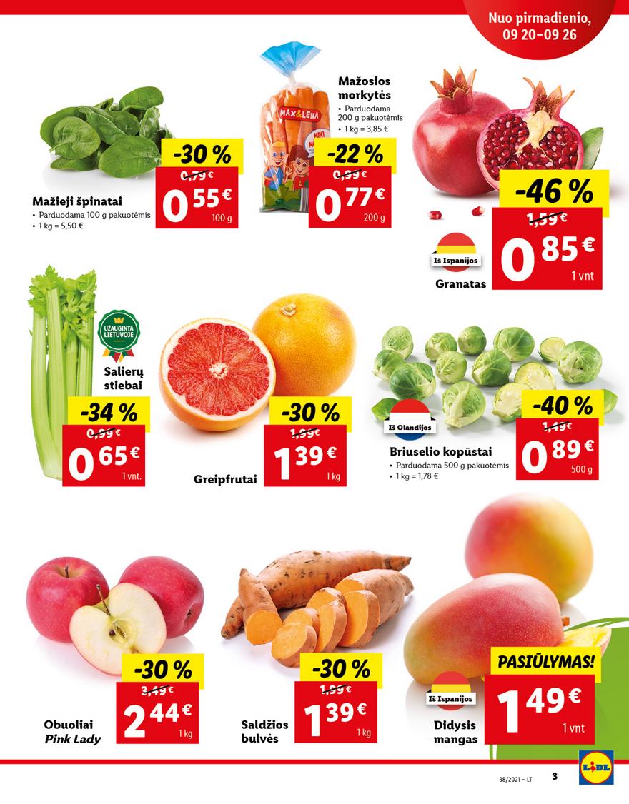 Lidl maisto prekių pasiūlymai akcijos nuo 
  2021-09-20 iki 
  2021-09-26 | Leidinukas.lt puslapis 3