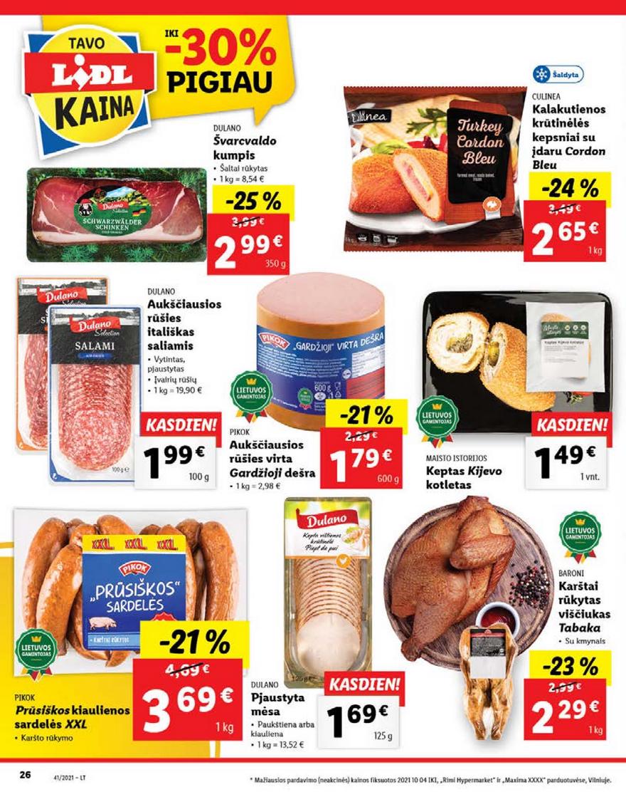Lidl maisto prekių pasiūlymai akcijos nuo 
  2021-10-11 iki 
  2021-10-17 | Leidinukas.lt puslapis 26