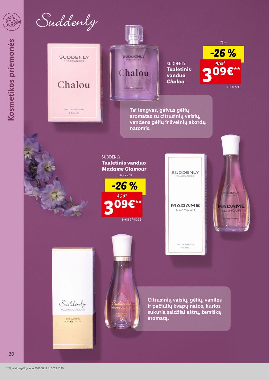 Lidl pasiūlymai akcijos nuo 
  2022-10-13 iki 
  2022-10-19 | Leidinukas.lt puslapis 20
