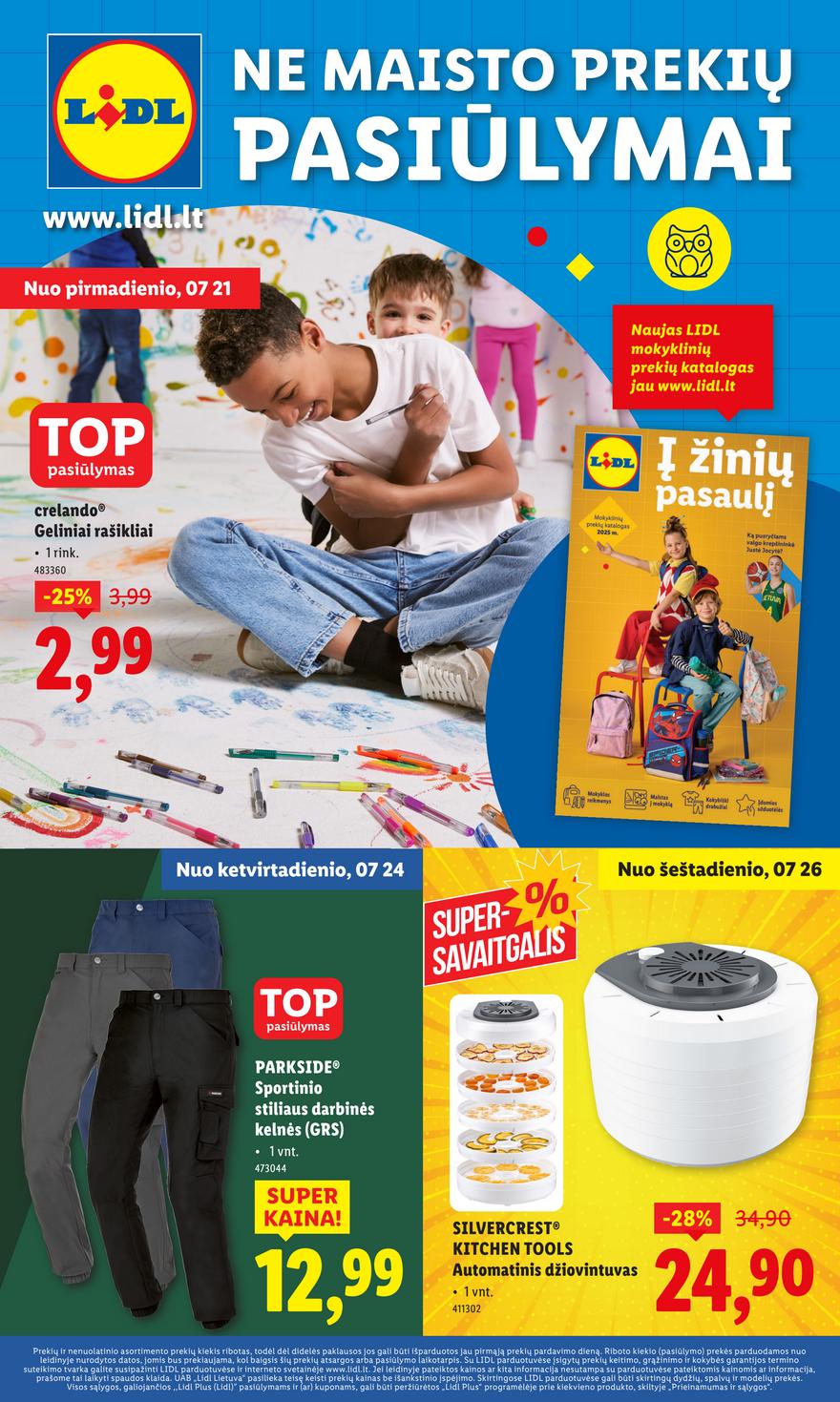 Lidl ne maisto leidinys akcijos nuo 
  2025-07-21 iki 
  2025-07-27 | Leidinukas.lt puslapis 1