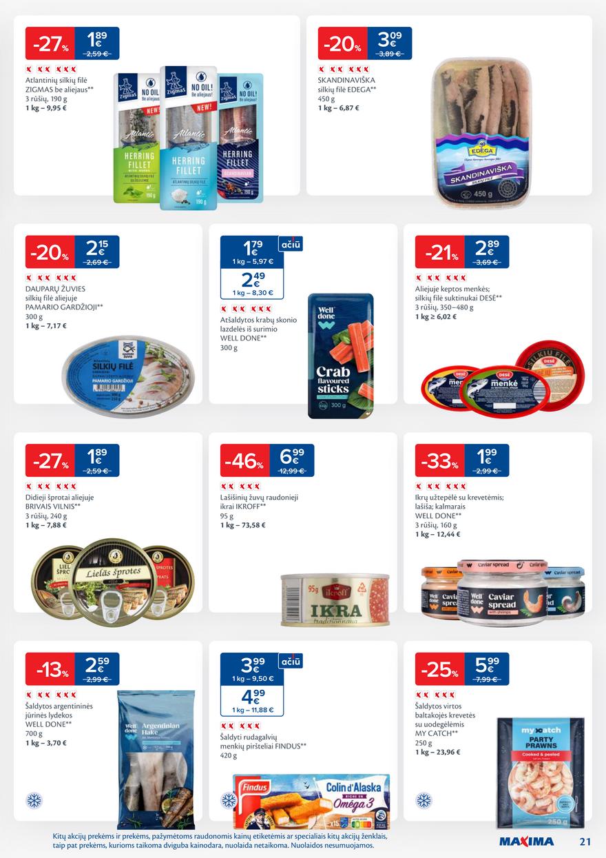 Maxima leidinys akcijos nuo 
  2025-11-04 iki 
  2025-11-10 | Leidinukas.lt puslapis 21