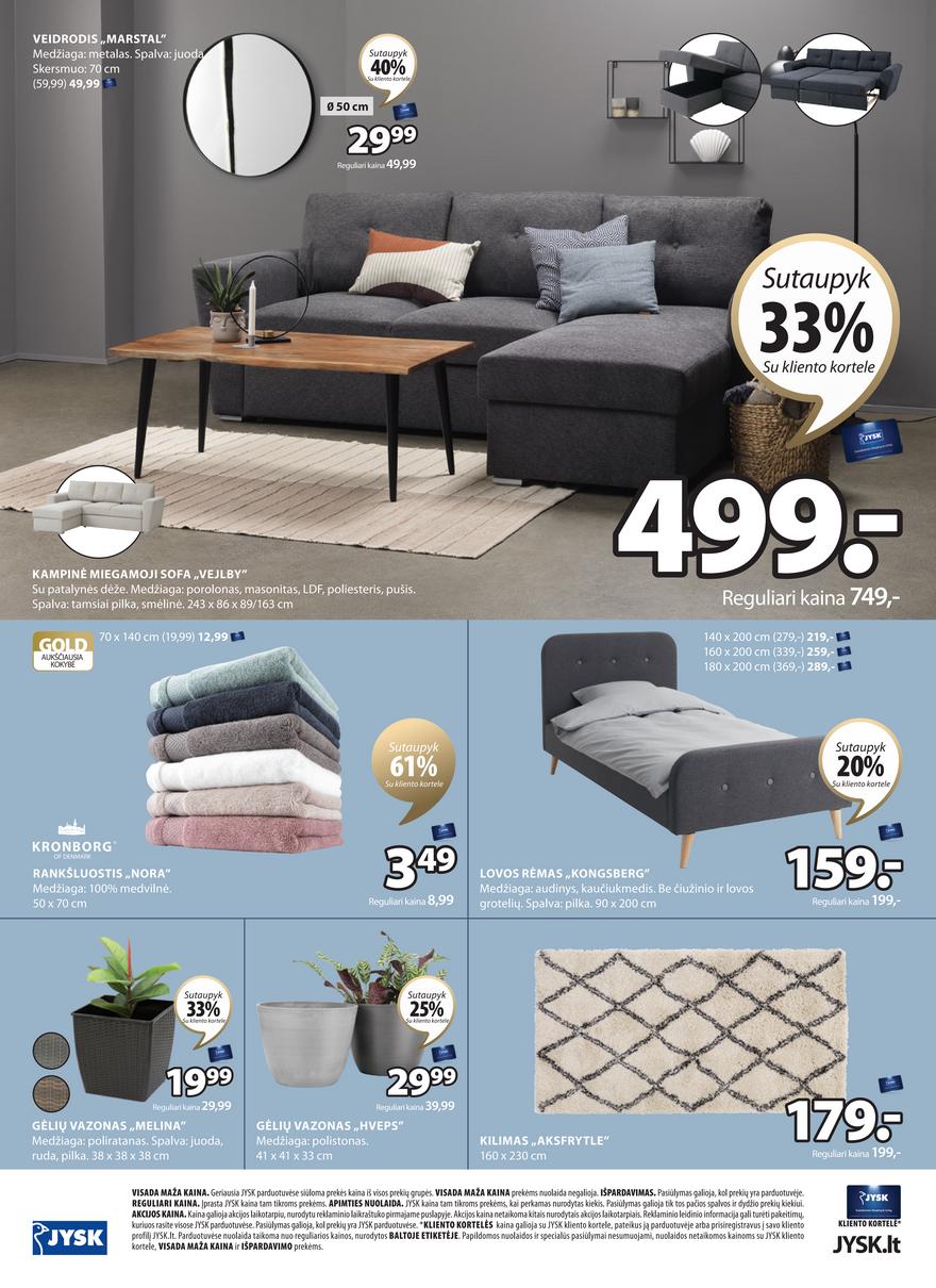 Jysk leidinys akcijos nuo 
  2023-06-01 iki 
  2023-06-14 | Leidinukas.lt puslapis 33