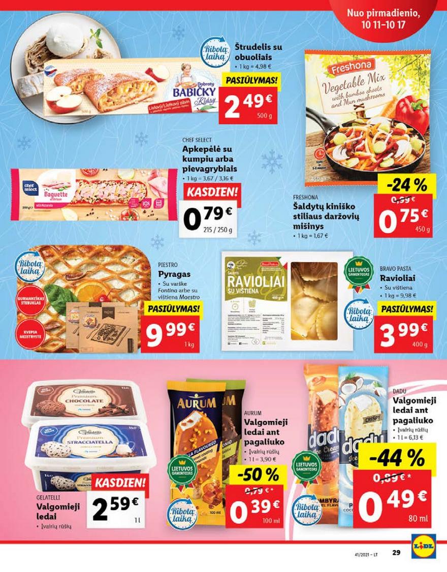 Lidl maisto prekių pasiūlymai akcijos nuo 
  2021-10-11 iki 
  2021-10-17 | Leidinukas.lt puslapis 29