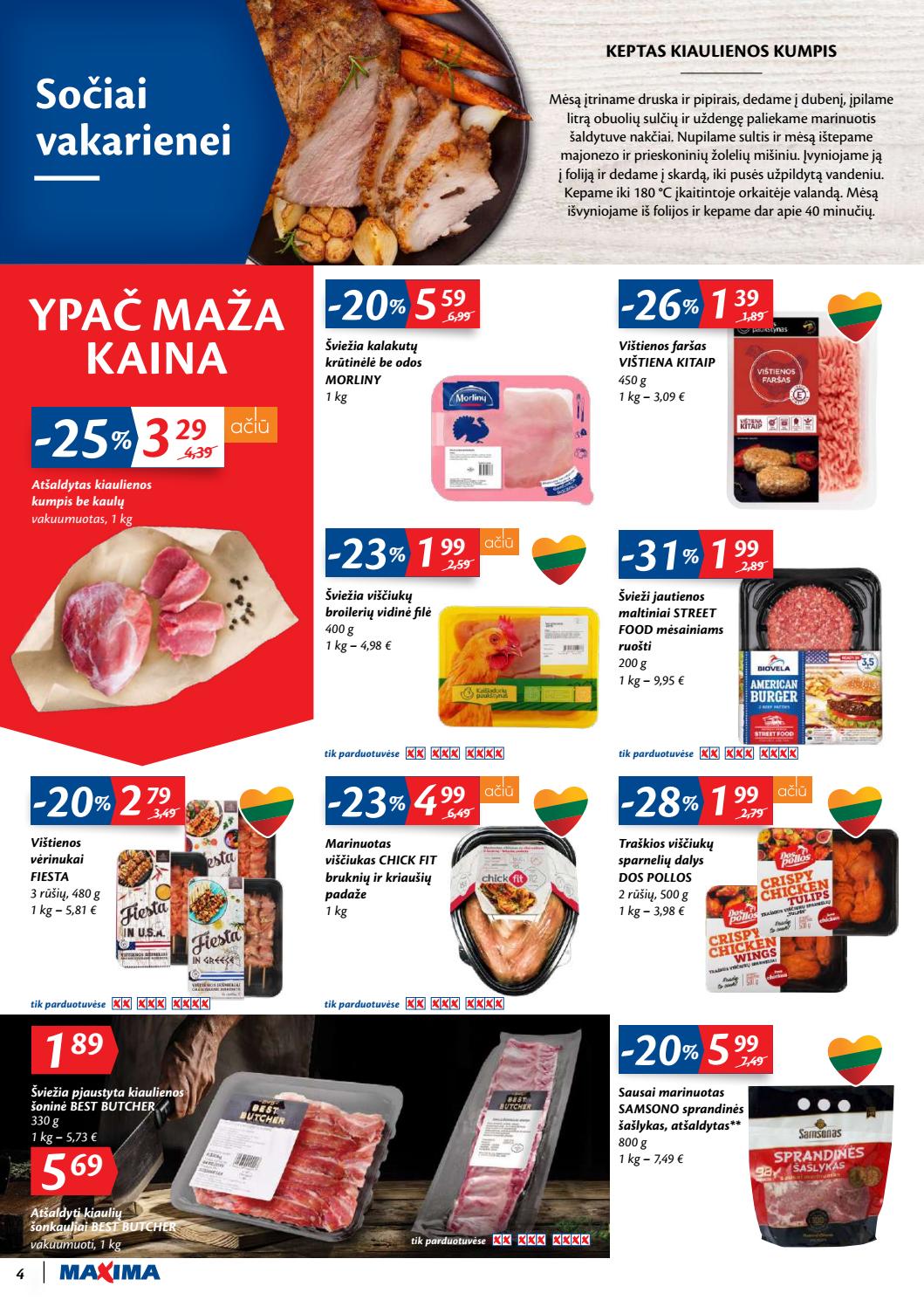 Maxima kaininis leidinys akcijos nuo 
  2020-04-28 iki 
  2020-05-04 | Leidinukas.lt puslapis 4