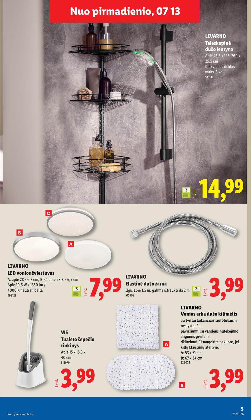 Lidl leidinys akcijos nuo 
  2026-07-13 iki 
  2026-07-19 | Leidinukas.lt puslapis 5