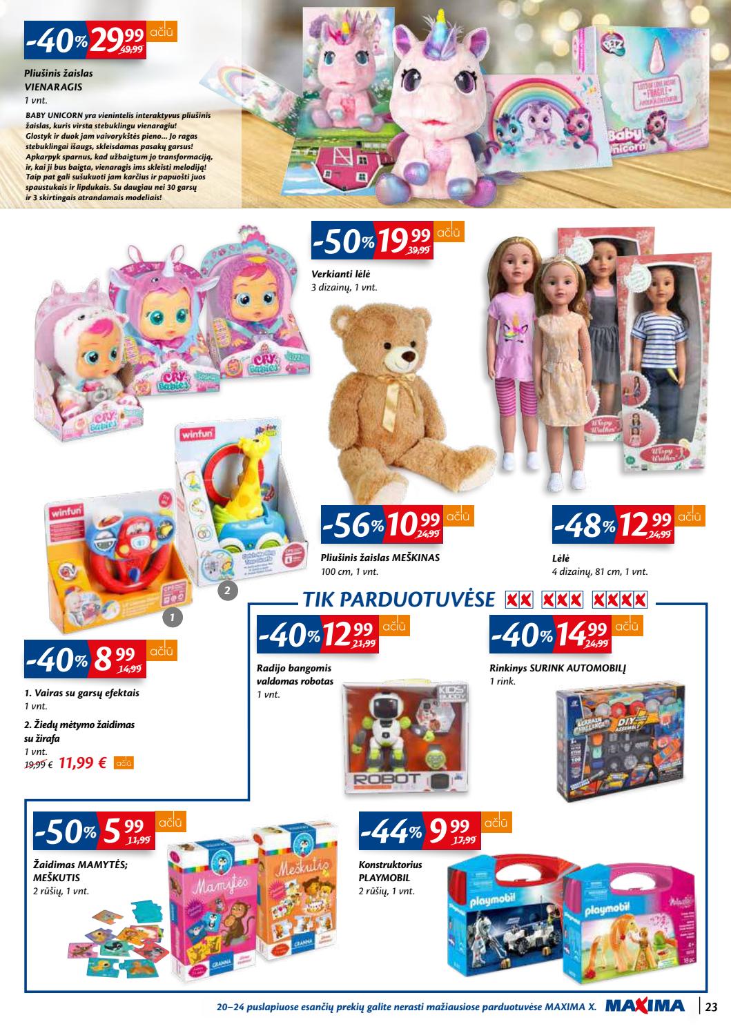 Maxima kaininis leidinys akcijos nuo 
  2020-11-17 iki 
  2020-11-23 | Leidinukas.lt puslapis 23