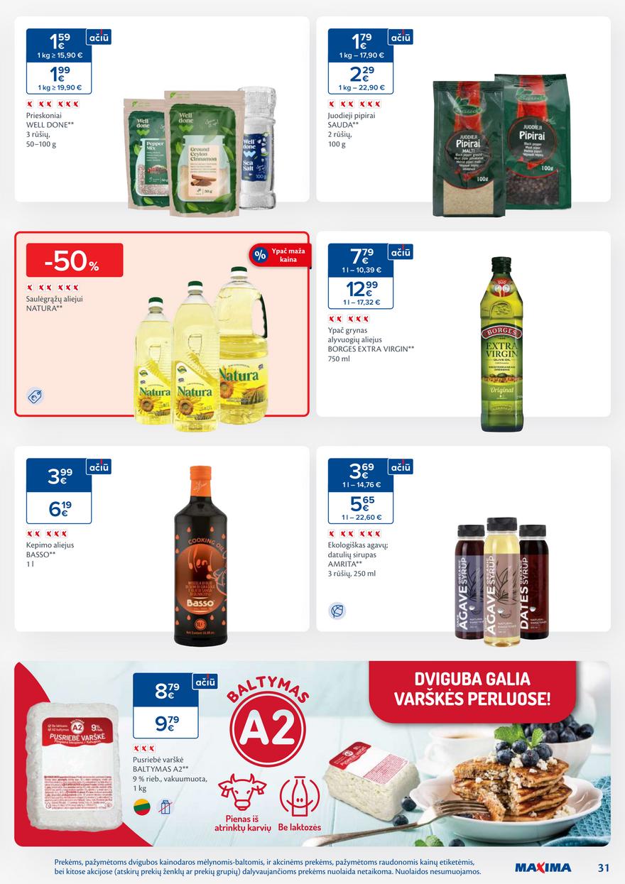 Maxima leidinys akcijos nuo 
  2026-02-24 iki 
  2026-03-02 | Leidinukas.lt puslapis 31