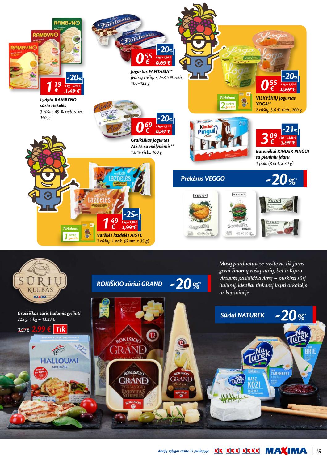 Maxima kaininis leidinys akcijos nuo 
  2019-09-12 iki 
  2019-09-25 | Leidinukas.lt puslapis 15