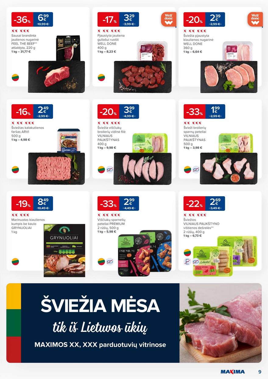 Maxima kaininis leidinys akcijos nuo 
  2023-10-03 iki 
  2023-10-09 | Leidinukas.lt puslapis 9