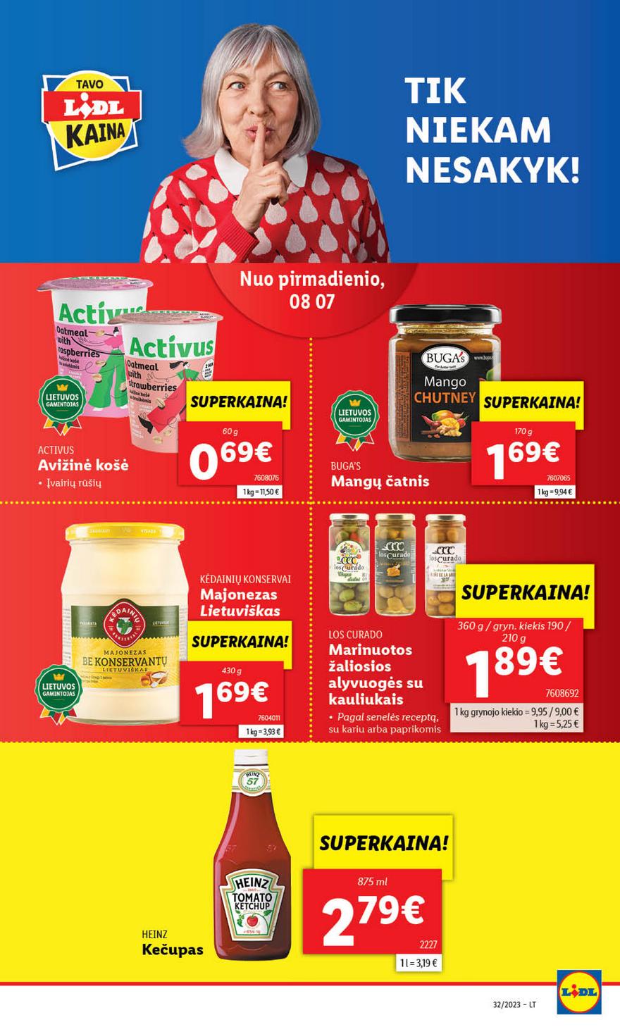 Lidl pasiūlymai akcijos nuo 
  2023-08-07 iki 
  2023-08-13 | Leidinukas.lt puslapis 11