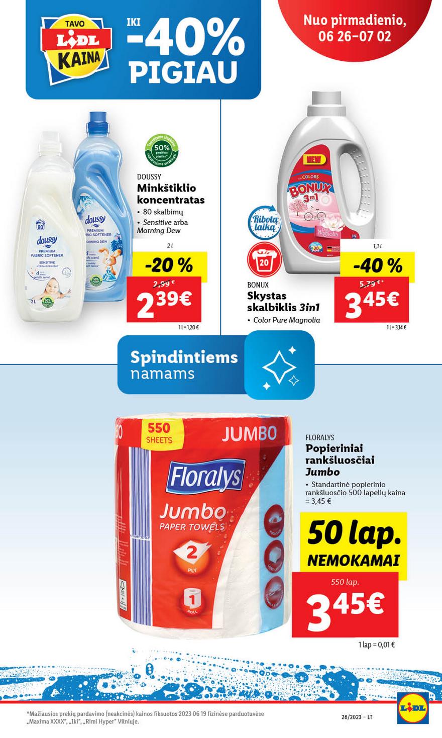 Lidl maisto prekių pasiūlymai akcijos nuo 
  2023-06-26 iki 
  2023-07-02 | Leidinukas.lt puslapis 50