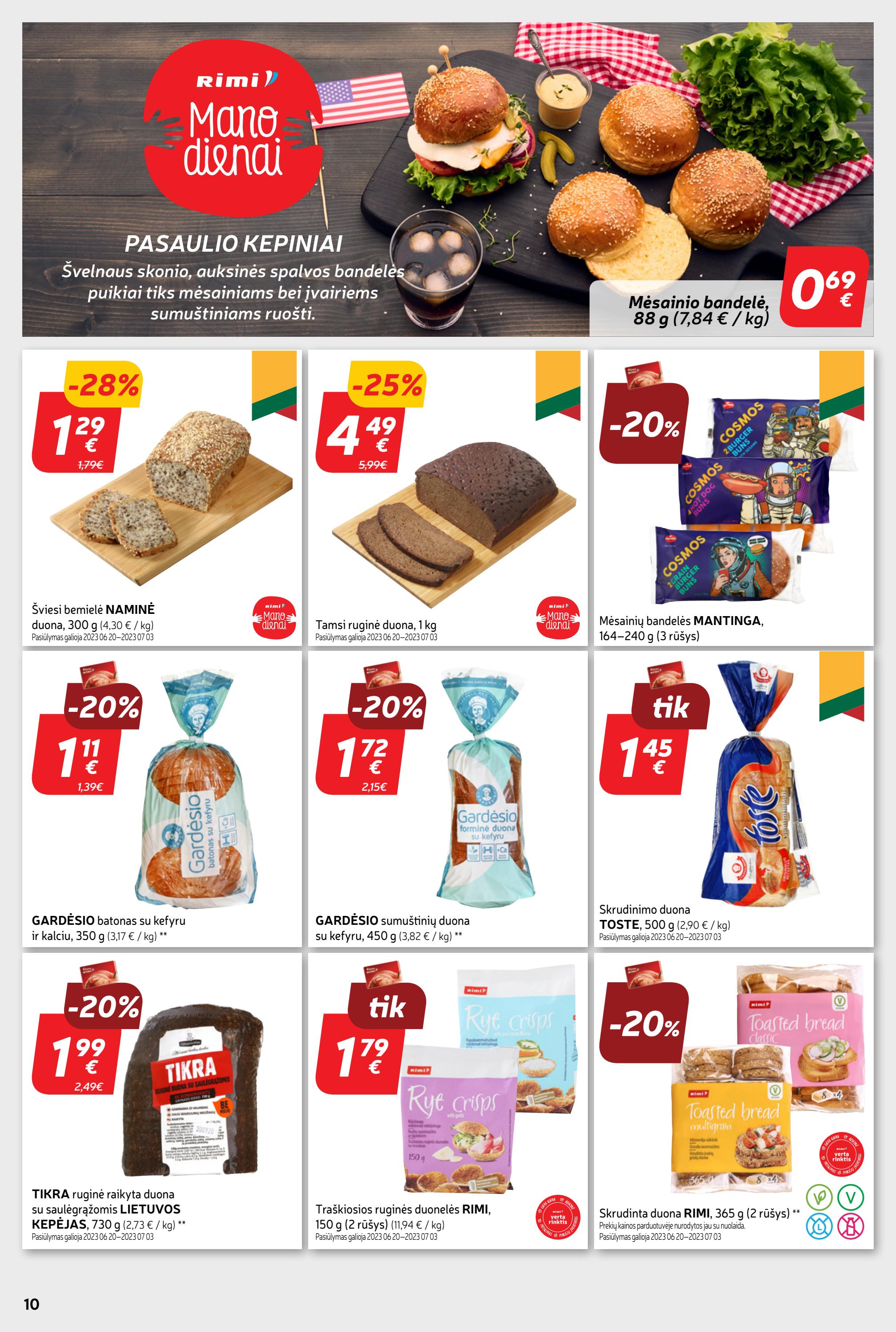 Rimi savaitinis leidinys akcijos nuo 
  2023-06-20 iki 
  2023-06-26 | Leidinukas.lt puslapis 10