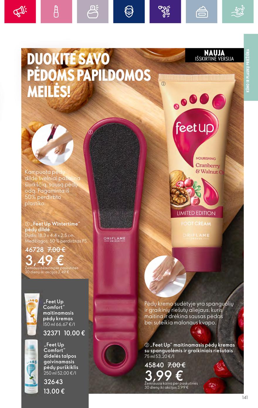 Oriflame katalogas akcijos nuo 
  2023-10-25 iki 
  2023-11-07 | Leidinukas.lt puslapis 141