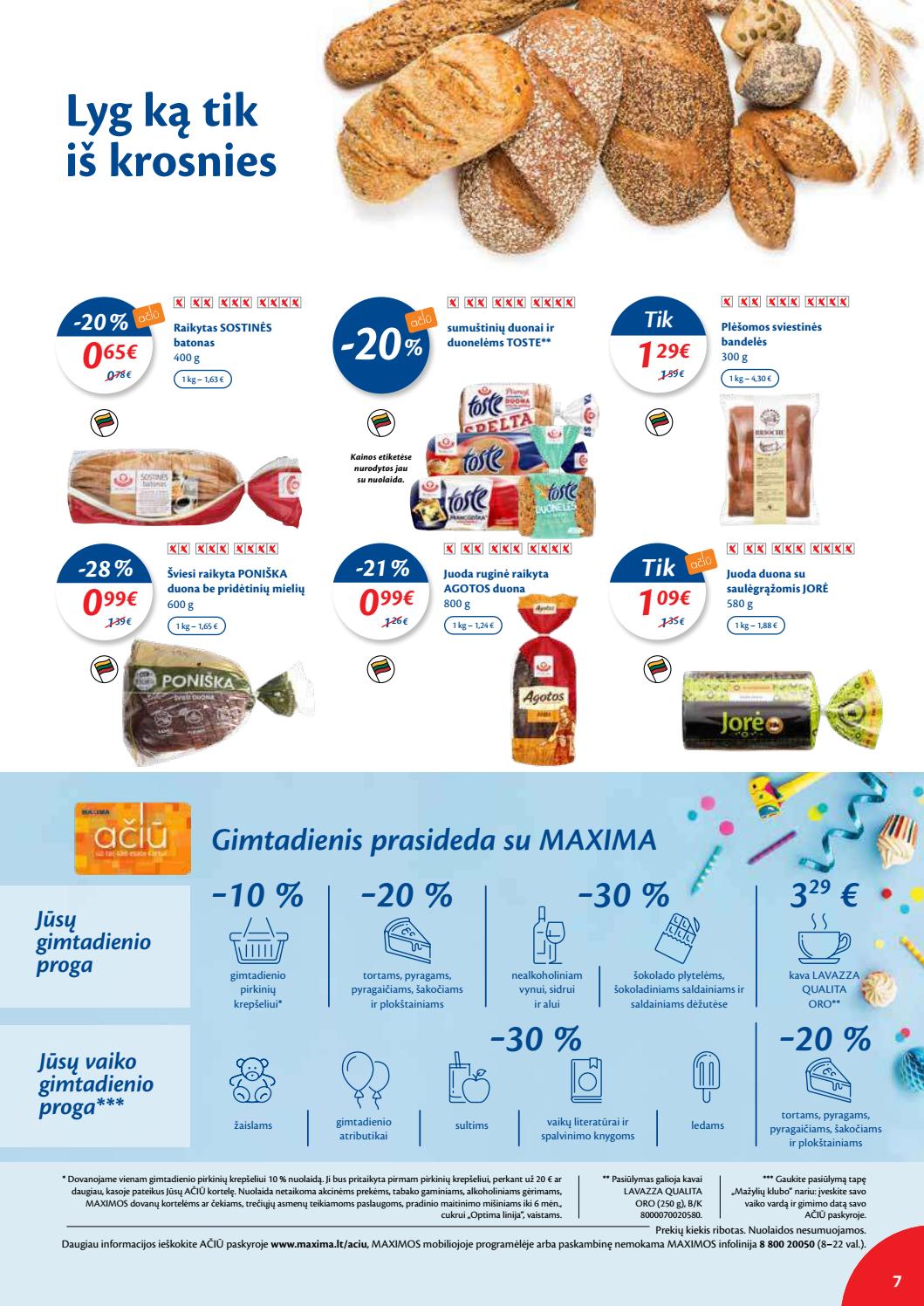 Maxima kaininis leidinys akcijos nuo 
  2021-01-19 iki 
  2021-01-25 | Leidinukas.lt puslapis 7