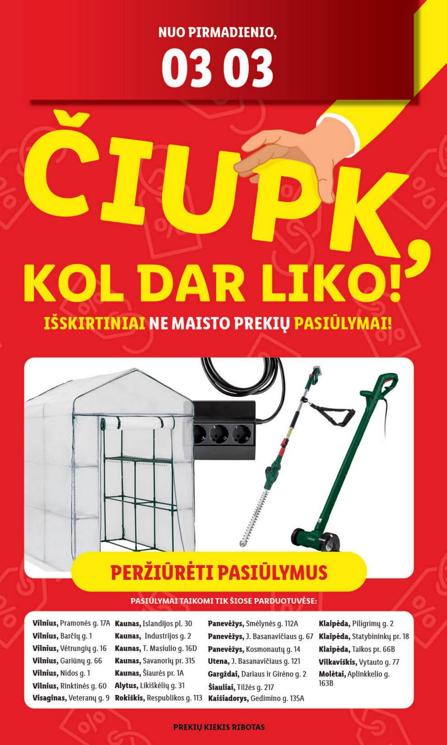 Lidl ne maisto leidinys akcijos nuo 
  2025-03-03 iki 
  2025-03-09 | Leidinukas.lt puslapis 30