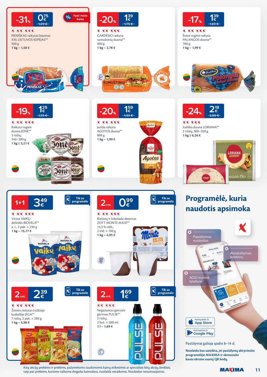 Maxima leidinys 41 akcijos nuo
2024-10-08 iki
2024-10-14 | Leidinukas.lt puslapis 11