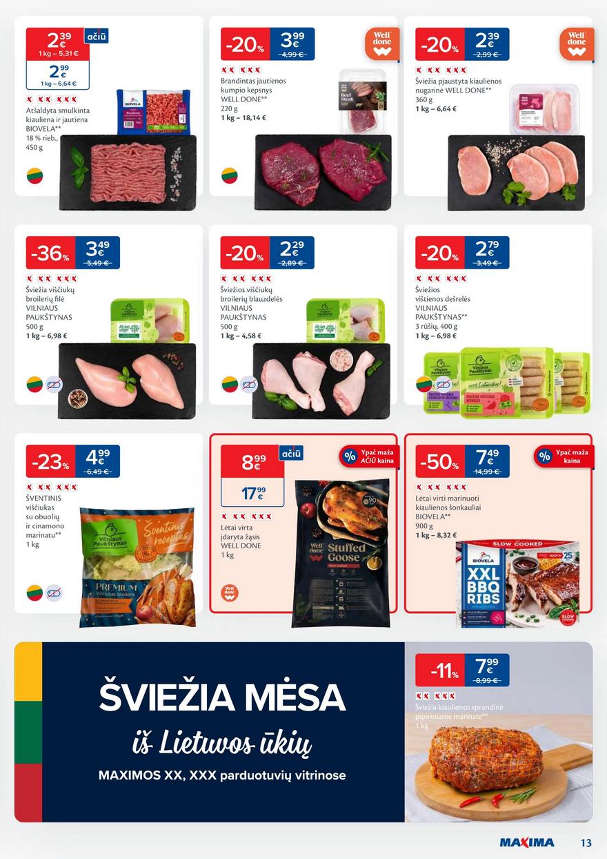 Maxima kaininis leidinys akcijos nuo 
  2023-12-19 iki 
  2023-12-26 | Leidinukas.lt puslapis 13