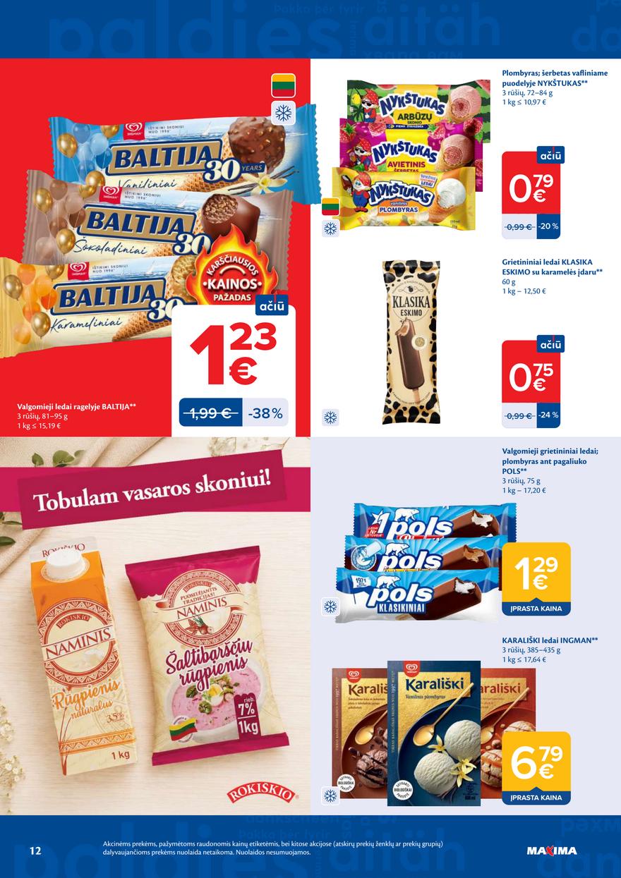 Maxima leidinys akcijos nuo 
  2026-06-30 iki 
  2026-07-06 | Leidinukas.lt puslapis 12