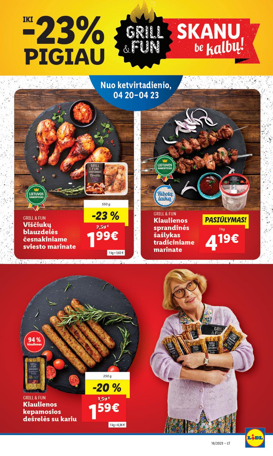 Lidl pasiūlymai akcijos nuo 
  2023-04-17 iki 
  2023-04-23 | Leidinukas.lt puslapis 29
