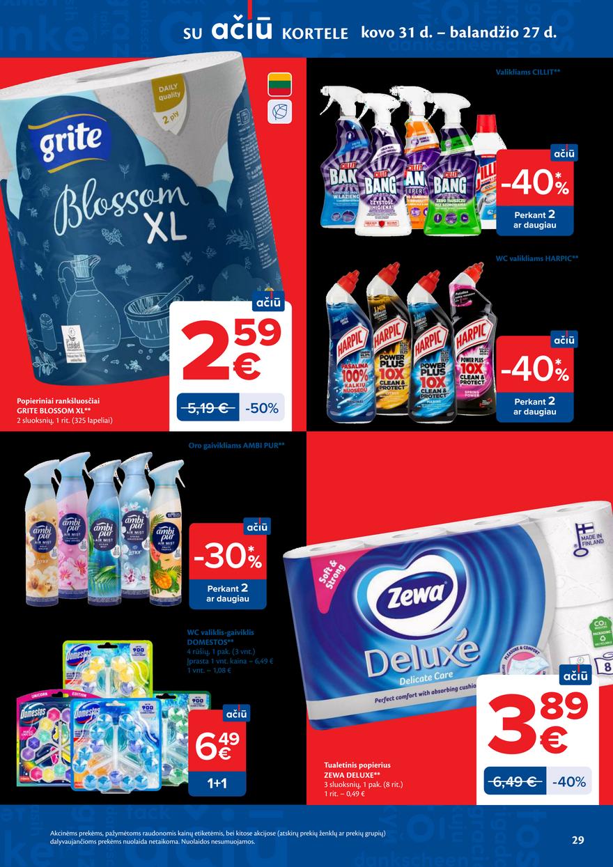 Maxima leidinys akcijos nuo 
  2026-03-31 iki 
  2026-04-06 | Leidinukas.lt puslapis 29