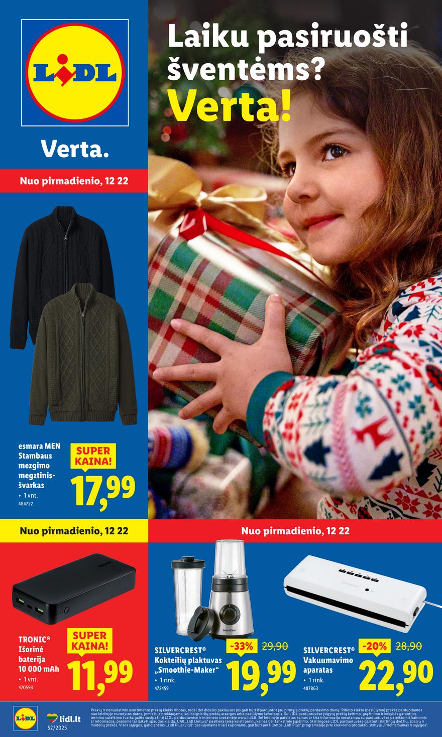 Lidl leidinys akcijos nuo 
  2025-12-22 iki 
  2025-12-28 | Leidinukas.lt puslapis 1