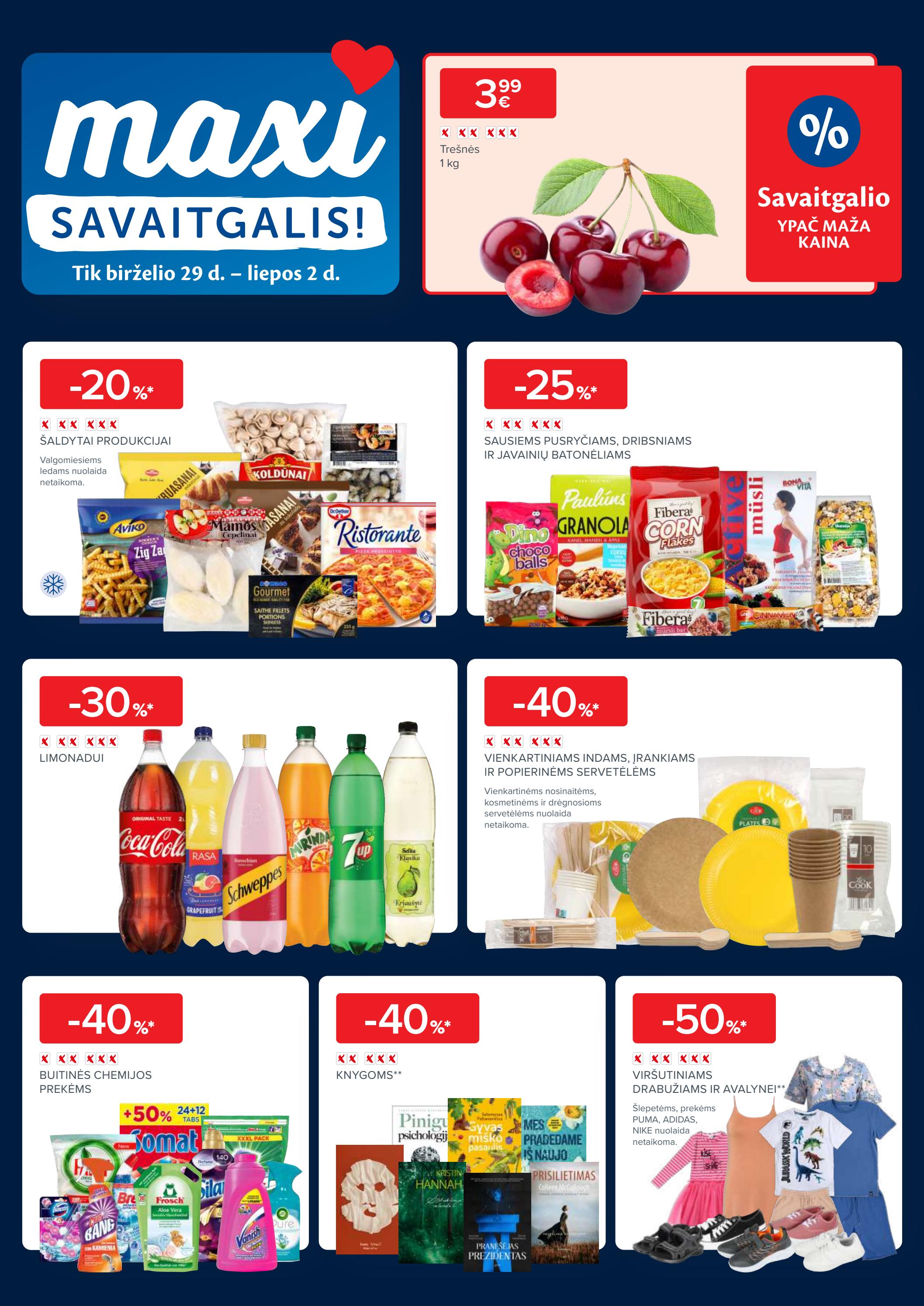 Maxima kaininis leidinys akcijos nuo 
  2023-06-27 iki 
  2023-07-03 | Leidinukas.lt puslapis 40