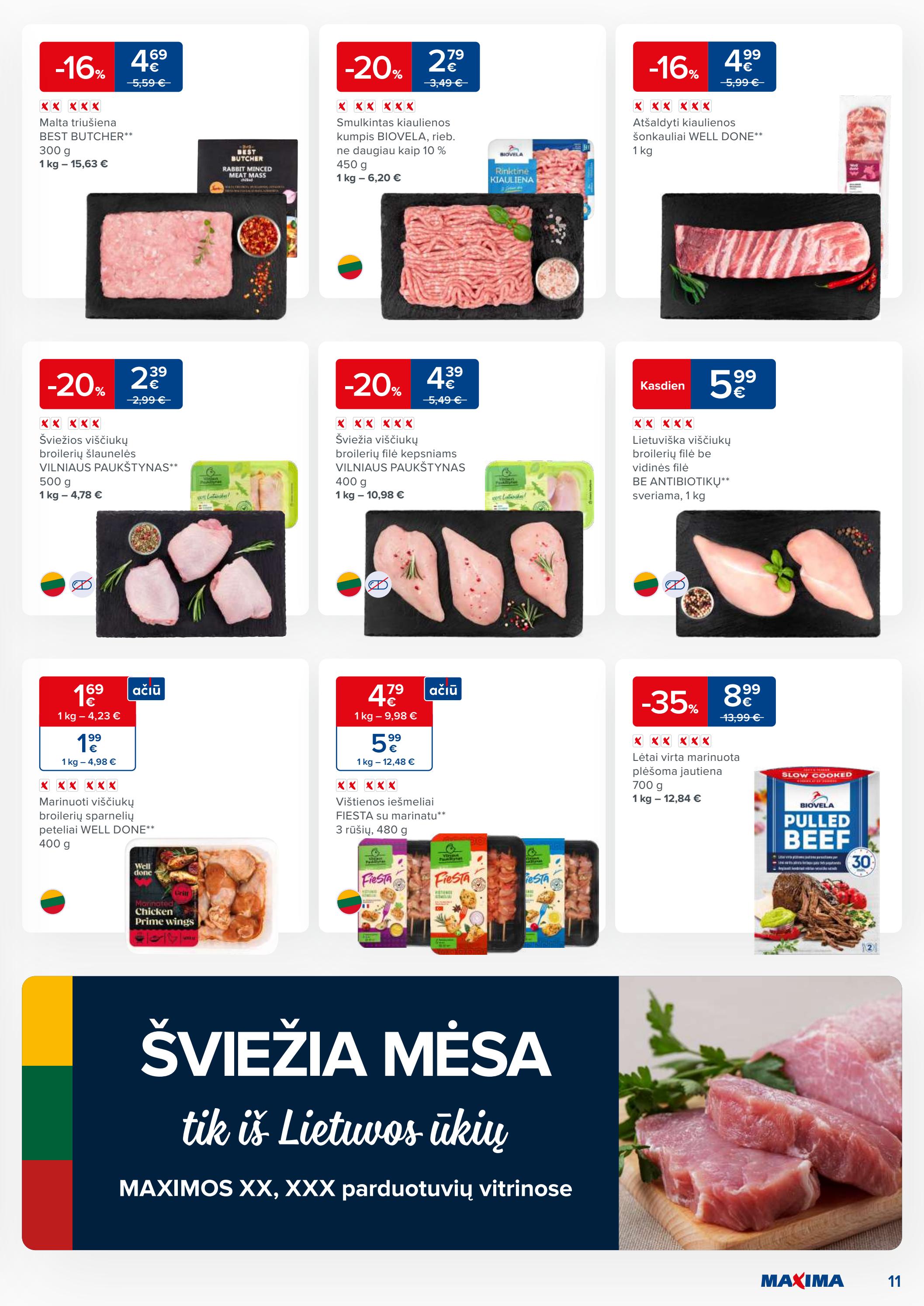 Maxima kaininis leidinys akcijos nuo 
  2023-05-02 iki 
  2023-05-08 | Leidinukas.lt puslapis 11