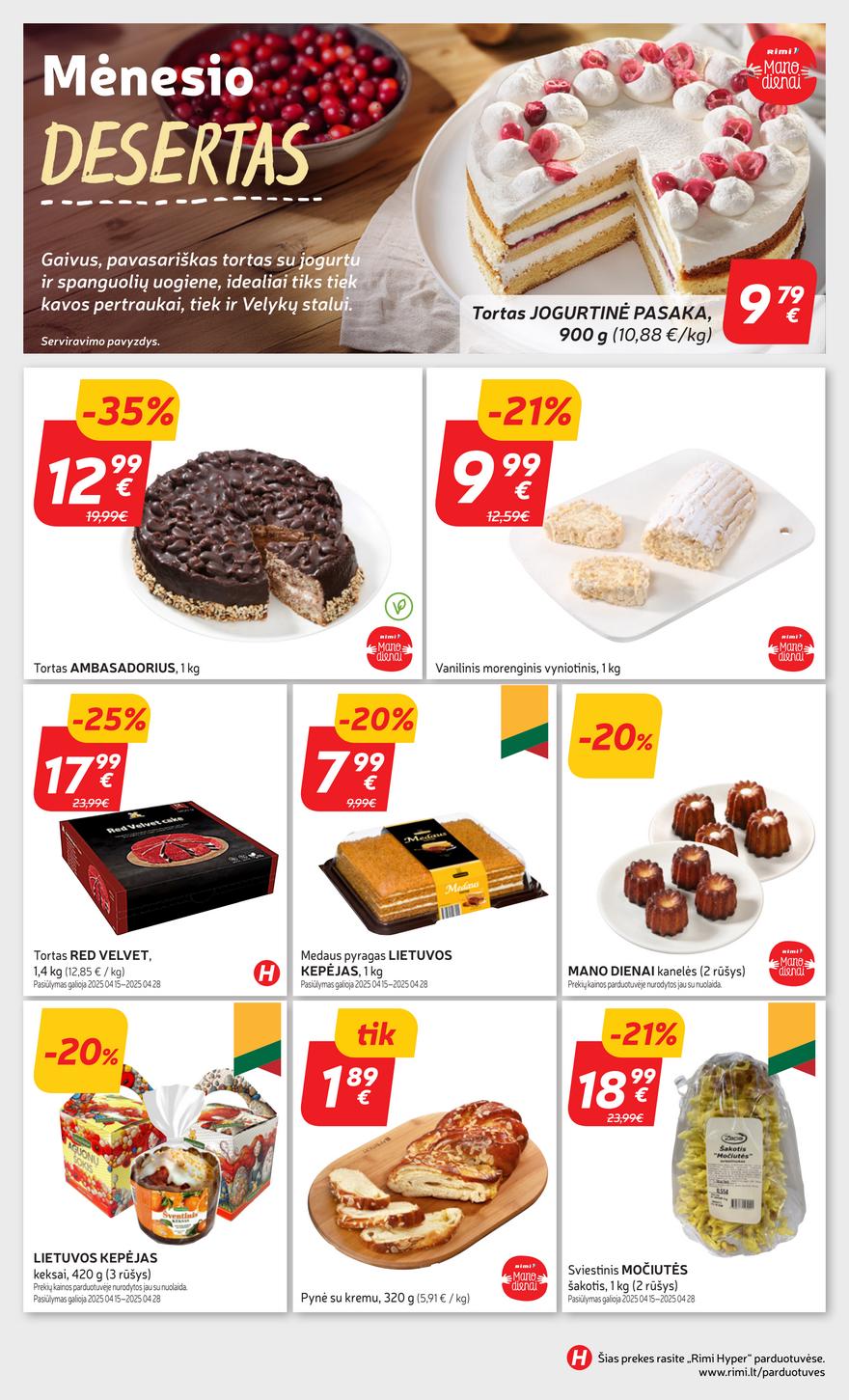 Rimi savaitinis leidinys 16 akcijos nuo 
  2025-04-15 iki 
  2025-04-21 | Leidinukas.lt puslapis 18