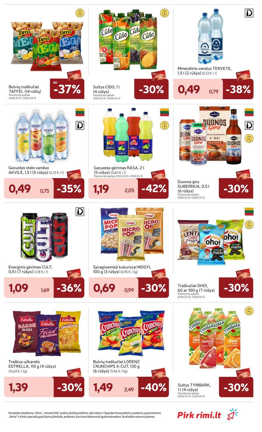 Rimi leidinys akcijos nuo 
  2026-03-31 iki 
  2026-04-06 | Leidinukas.lt puslapis 33