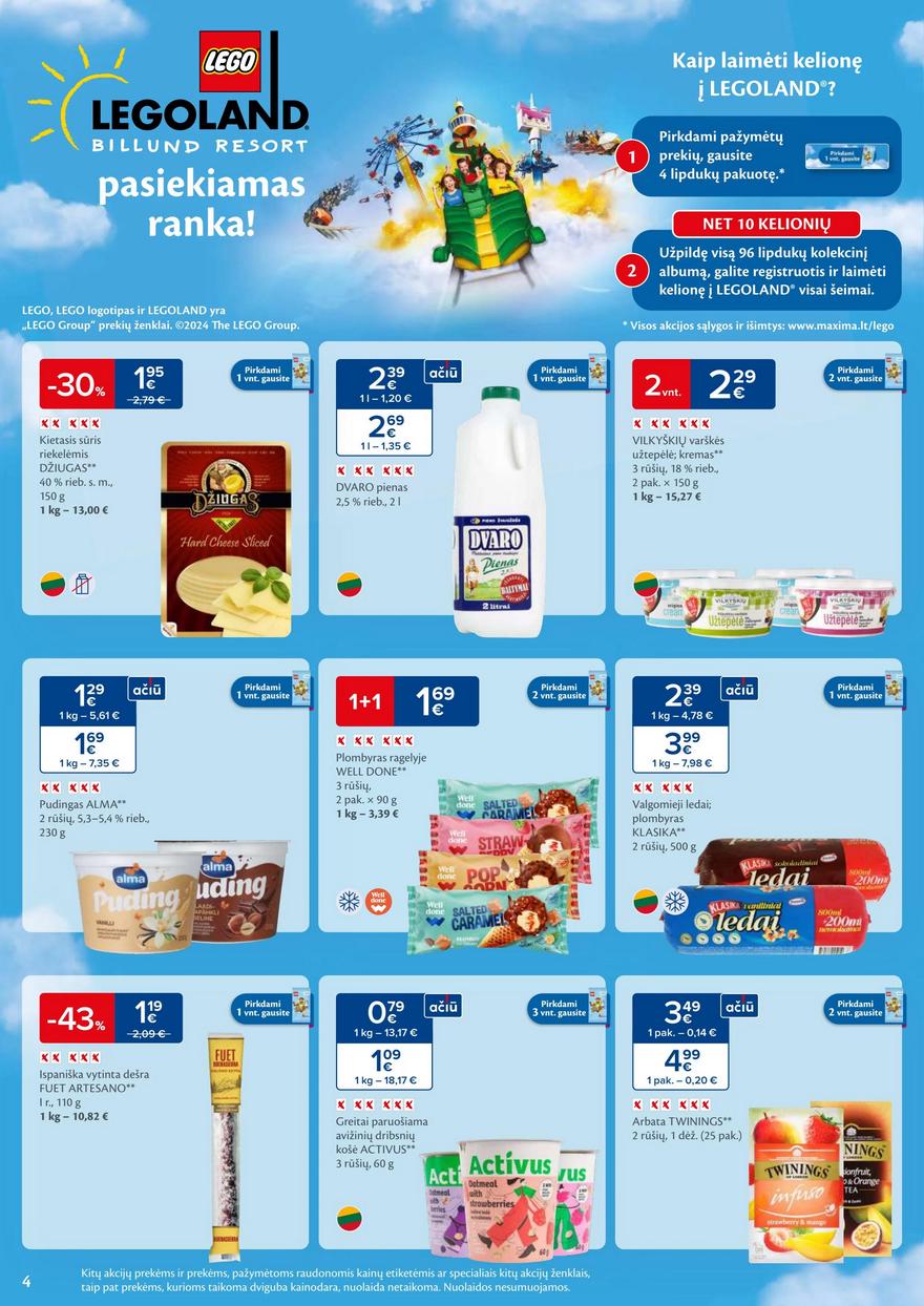Maxima savaitinis leidinys 35 akcijos nuo
2024-08-27 iki
2024-09-02 | Leidinukas.lt puslapis 4