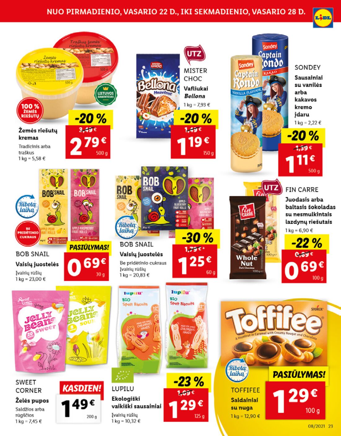 Lidl savaitinis leidinys akcijos nuo 
  2021-02-22 iki 
  2021-02-28 | Leidinukas.lt puslapis 23