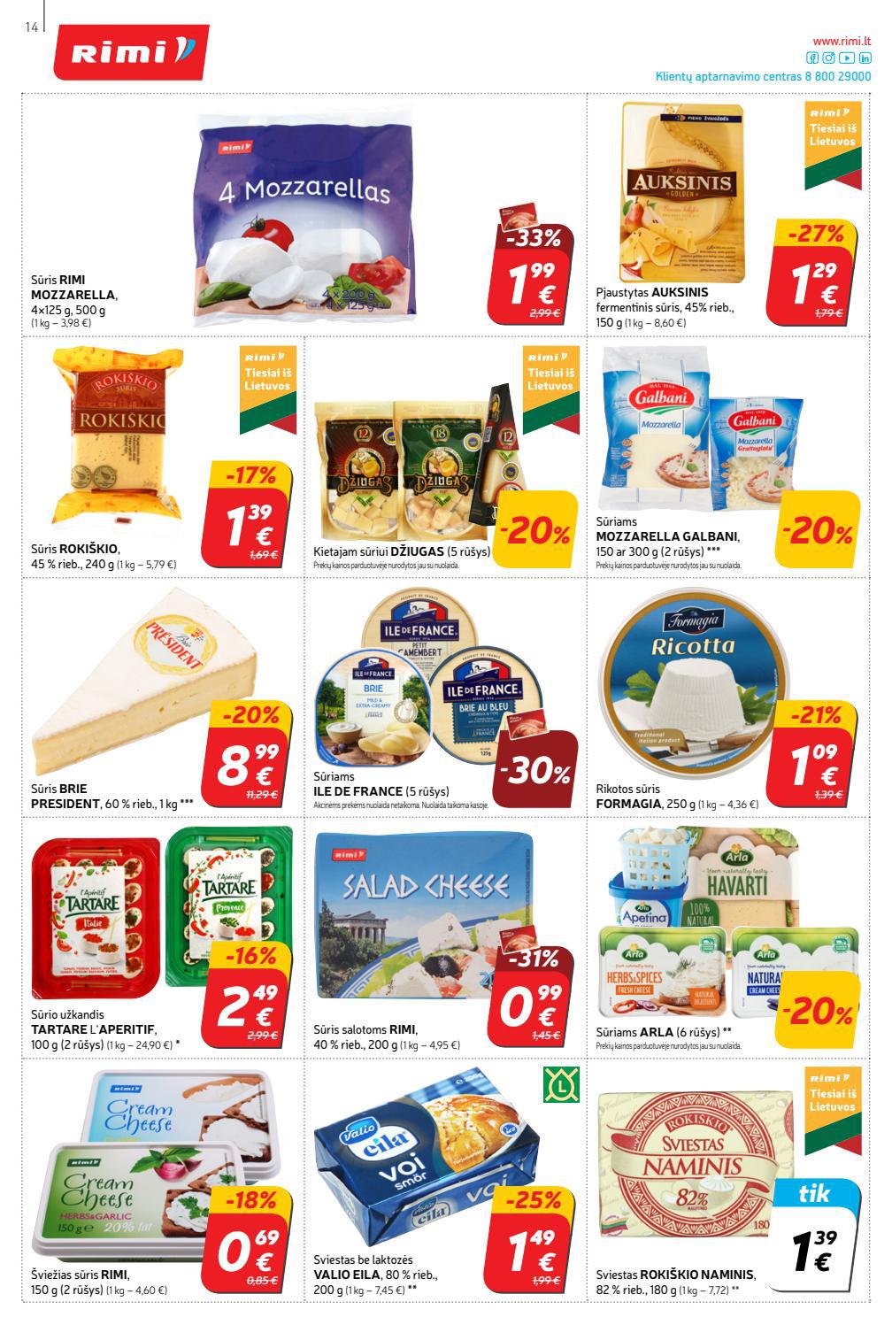 Rimi savaitinis leidinys akcijos nuo 
  2021-11-03 iki 
  2021-11-08 | Leidinukas.lt puslapis 14