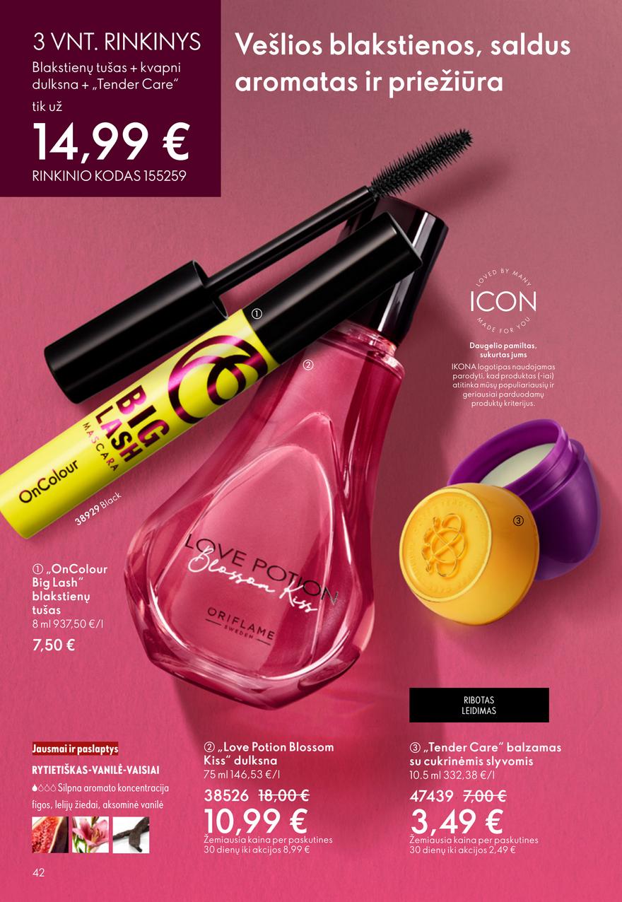 Oriflame katalogas akcijos nuo 
  2026-03-11 iki 
  2026-03-31 | Leidinukas.lt puslapis 42