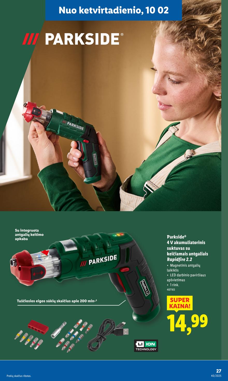 Lidl leidinys akcijos nuo 
  2025-09-29 iki 
  2025-10-05 | Leidinukas.lt puslapis 27