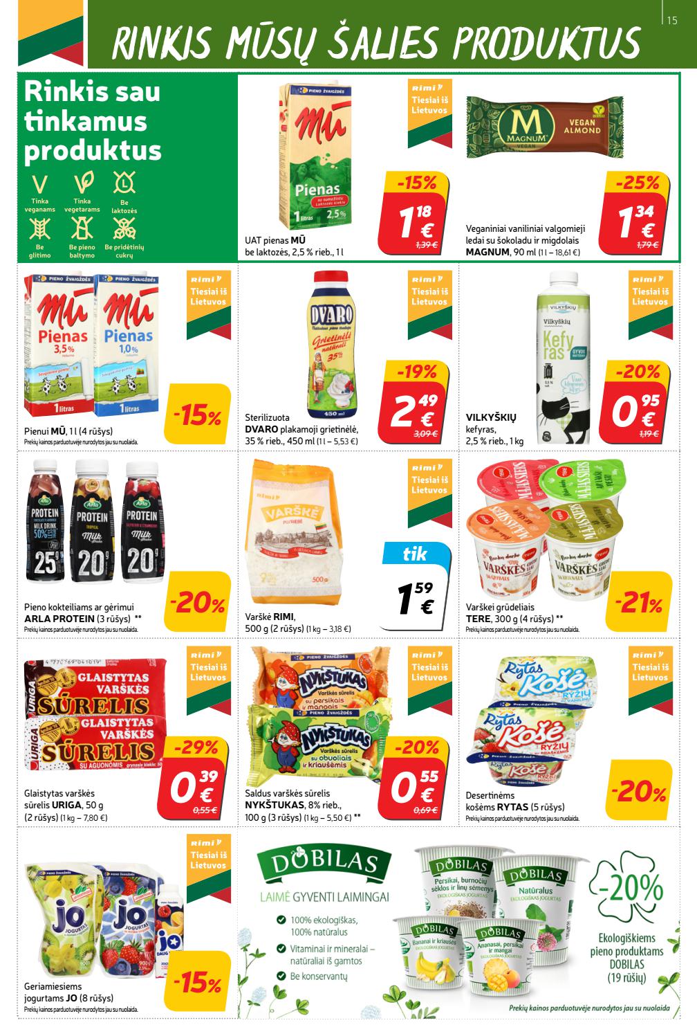 Rimi savaitinis leidinys akcijos nuo
2021-06-29 iki
2021-07-05 | Leidinukas.lt puslapis 15