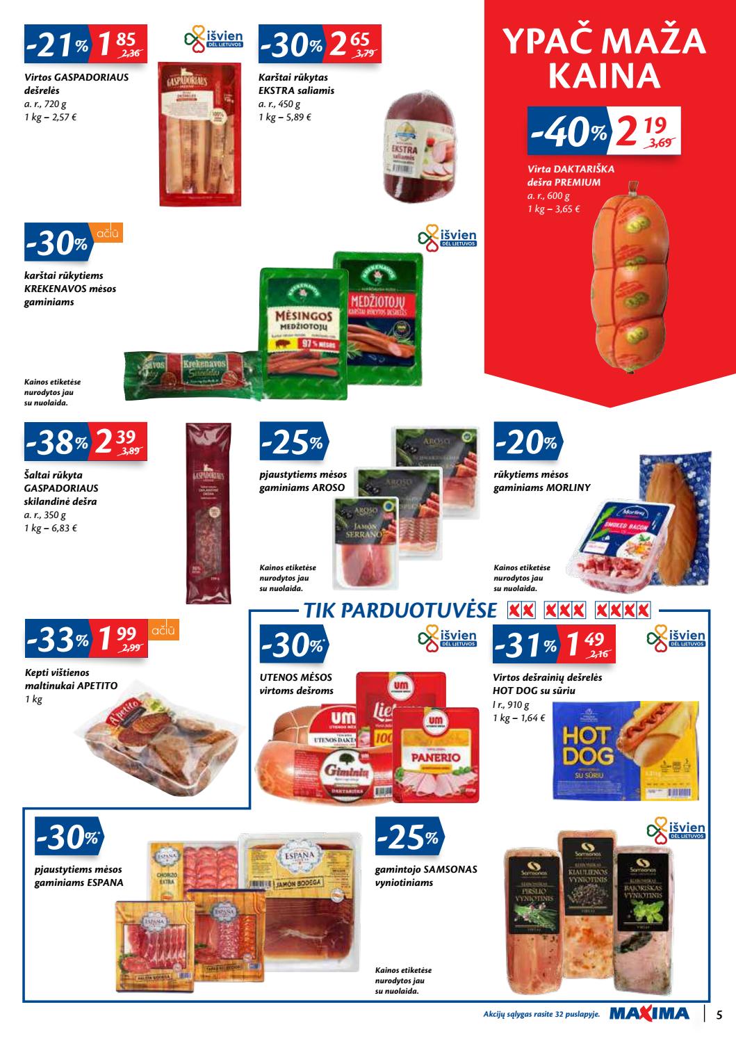 Maxima kaininis leidinys akcijos nuo 
  2020-09-29 iki 
  2020-10-05 | Leidinukas.lt puslapis 5