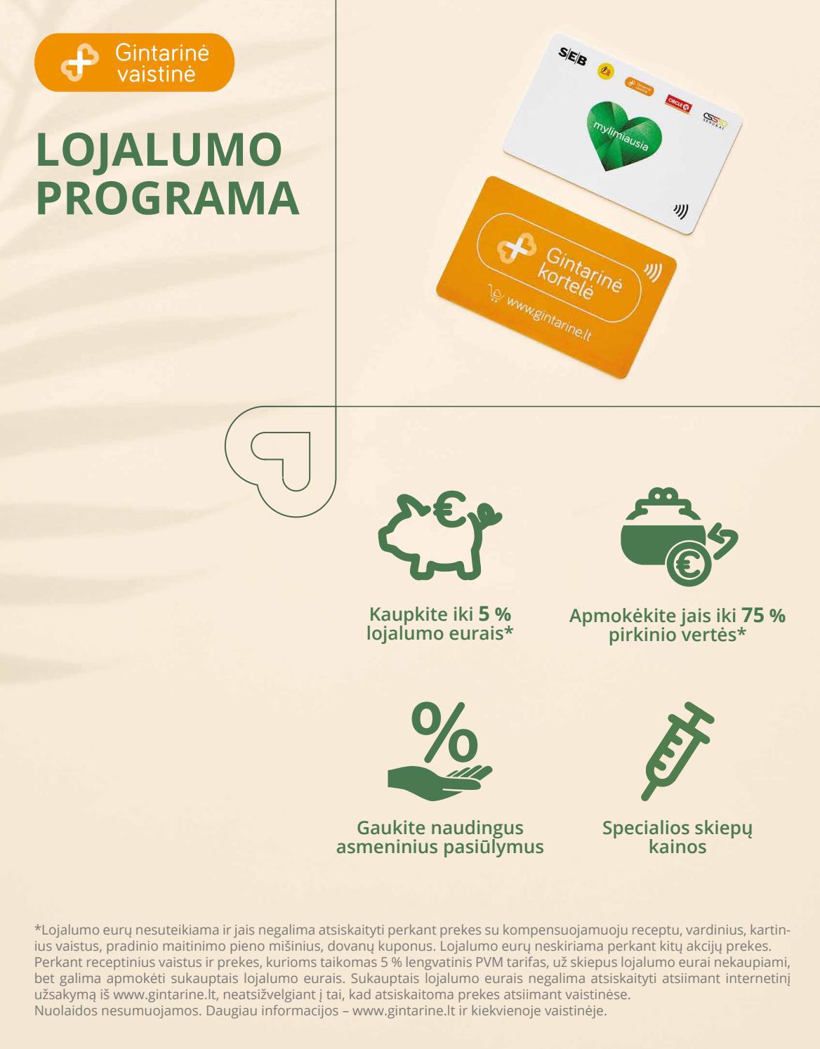 Gintarinė vaistinė leidinys akcijos nuo
2021-09-01 iki
2021-09-30 | Leidinukas.lt puslapis 21