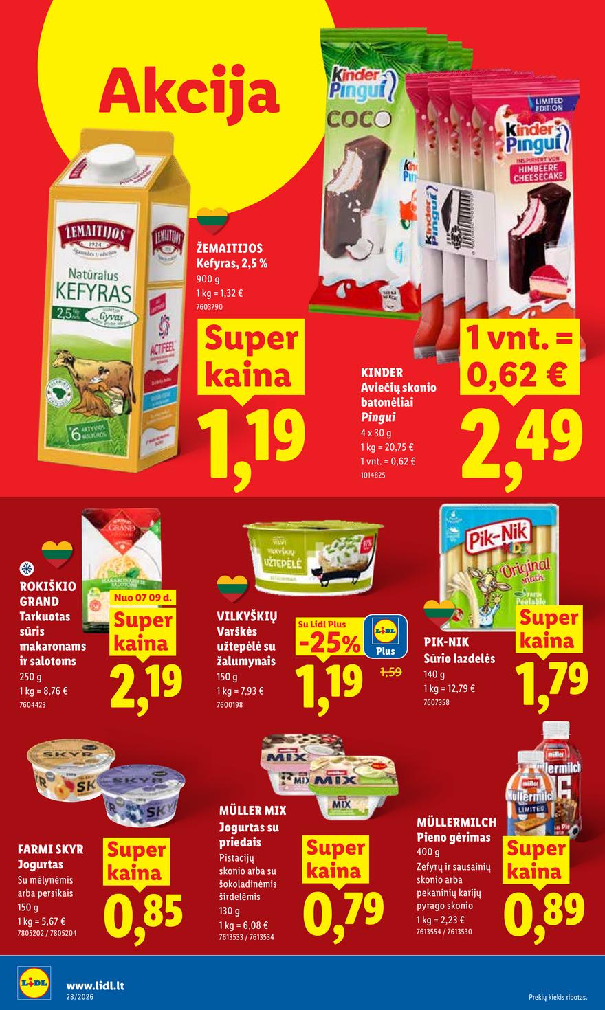 Lidl leidinys akcijos nuo 
  2026-07-06 iki 
  2026-07-12 | Leidinukas.lt puslapis 16