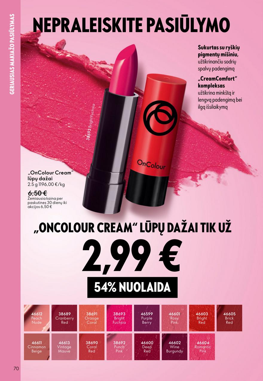 Oriflame katalogas akcijos nuo 
  2026-02-18 iki 
  2026-03-10 | Leidinukas.lt puslapis 70