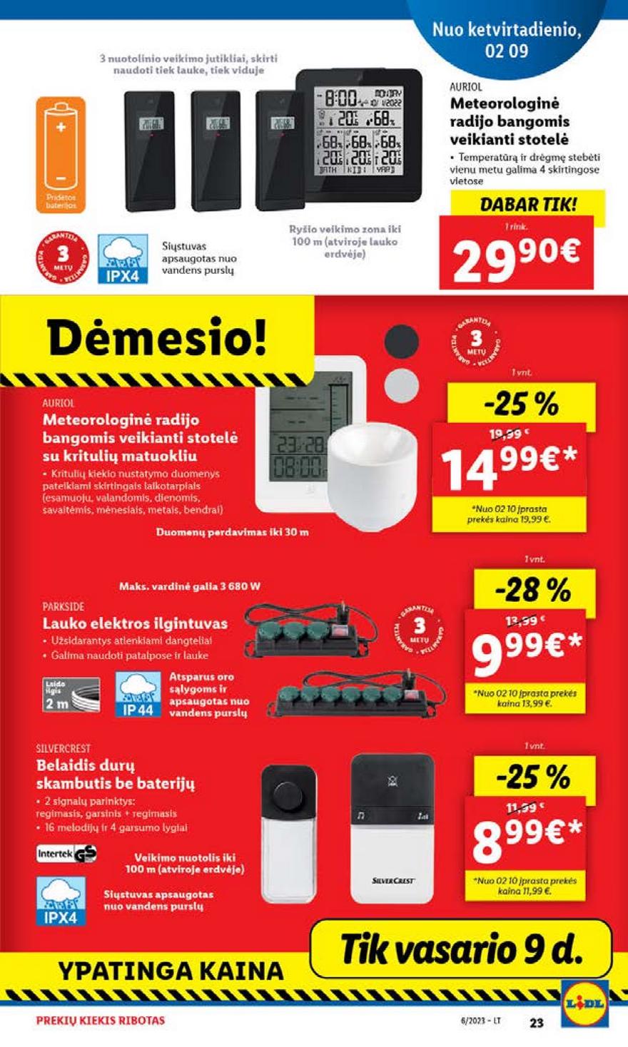 Ldil ne maisto prekių pasiūlymai akcijos nuo 
  2023-02-06 iki 
  2023-02-12 | Leidinukas.lt puslapis 23