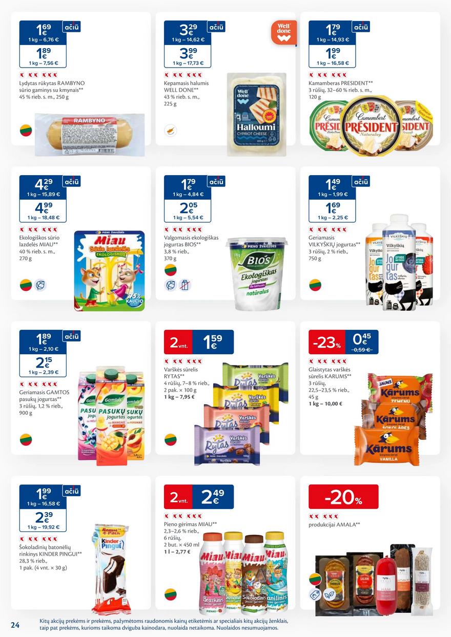 Maxima savaitinis leidinys 35 akcijos nuo
2024-08-27 iki
2024-09-02 | Leidinukas.lt puslapis 24