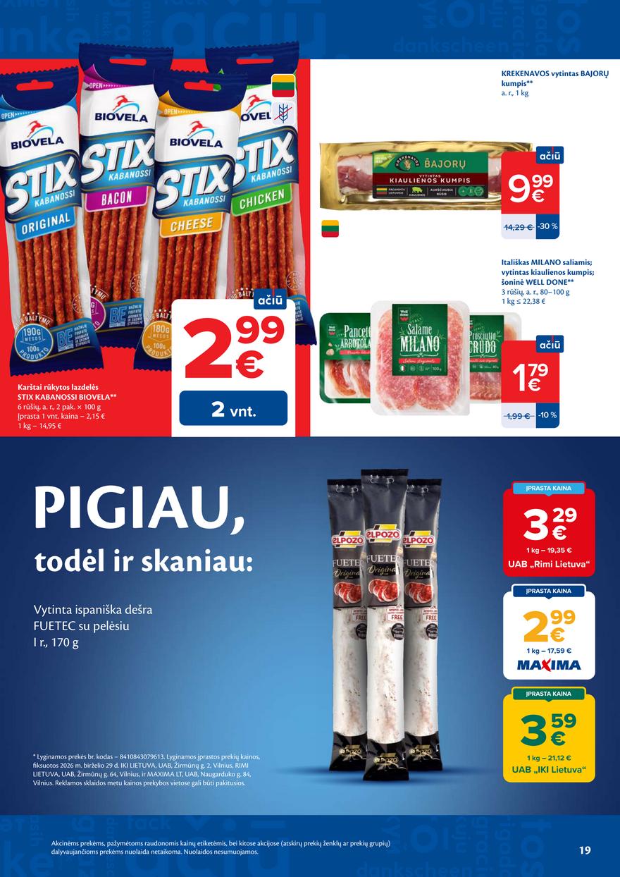 Maxima leidinukas akcijos nuo 
  2026-07-07 iki 
  2026-07-13 | Leidinukas.lt puslapis 19