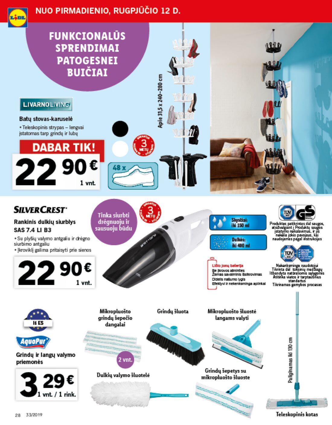 Lidl savaitinis leidinys akcijos nuo 
  2019-08-12 iki 
  2019-08-18 | Leidinukas.lt puslapis 28