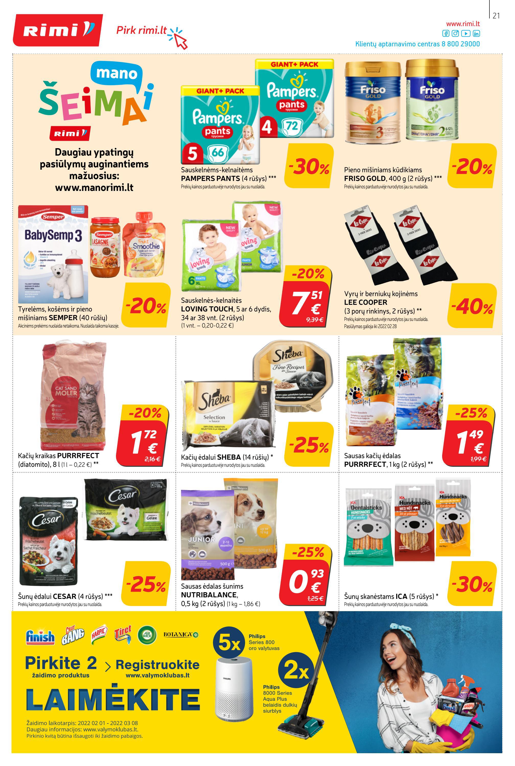 Rimi savaitinis leidinys akcijos nuo 
  2022-02-15 iki 
  2022-02-21 | Leidinukas.lt puslapis 21