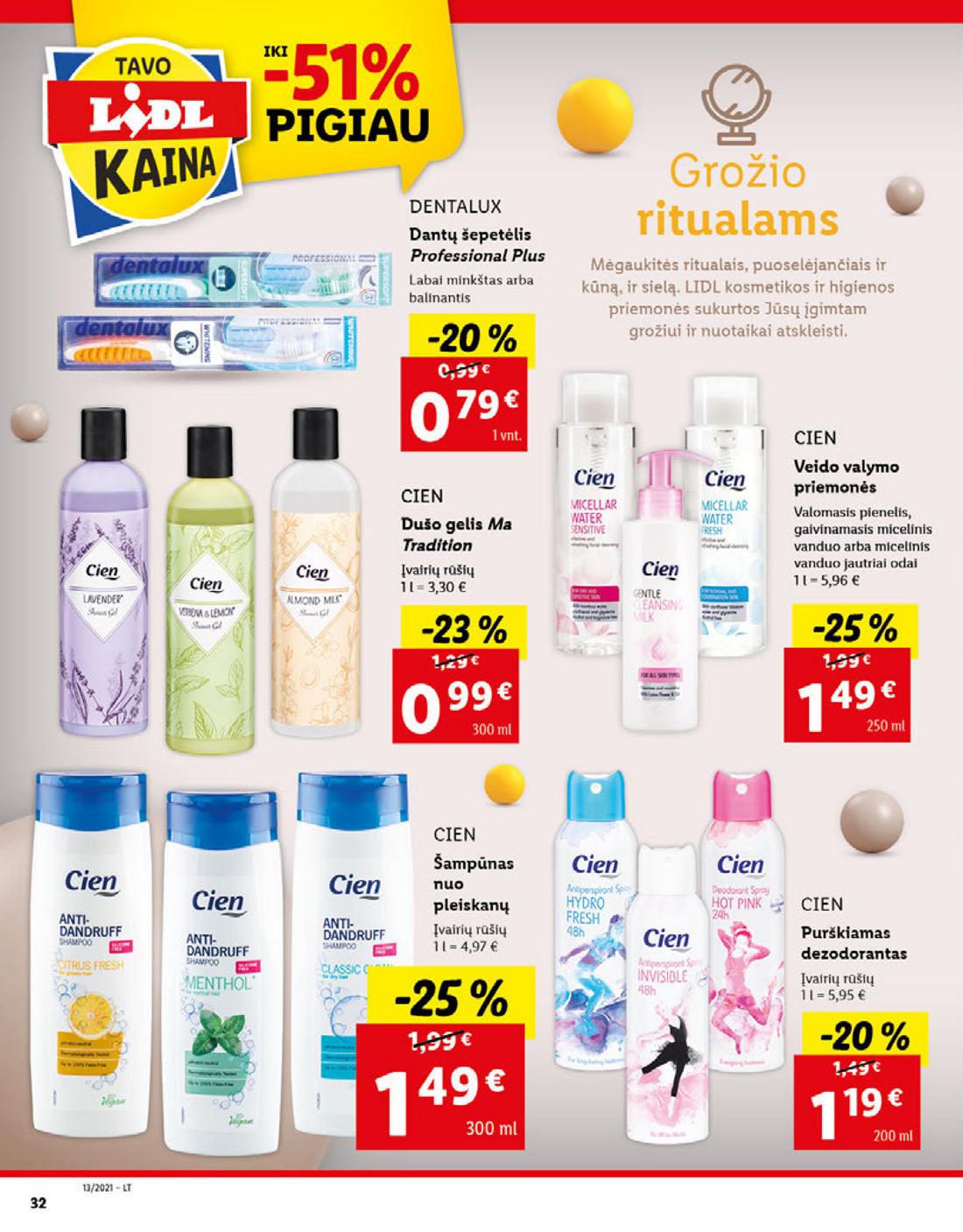 Lidl maisto prekių pasiūlymai akcijos nuo 
  2021-03-29 iki 
  2021-04-03 | Leidinukas.lt puslapis 32